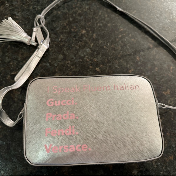 LA/TC Sliver Crossbody Bag Strap Length 25”inch drop w/adjustable buckle strap - Picture 2 of 4